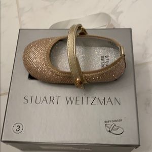 Never worn Stewart Weitzman baby dress shoes